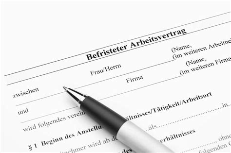 Antrag Entfristung Arbeitsvertrag Muster