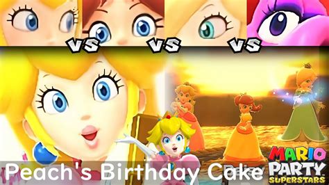 Mario Party Superstars Peach Vs Daisy Vs Rosalina Vs Birdo On Peach S