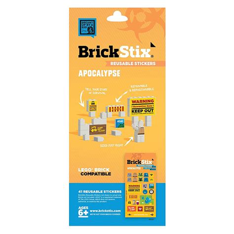 Brickstix Apocalypse Reusable Stickers Jomla Ae