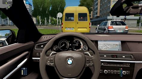 City Car Driving BMW 740D F01 Fast Driving YouTube