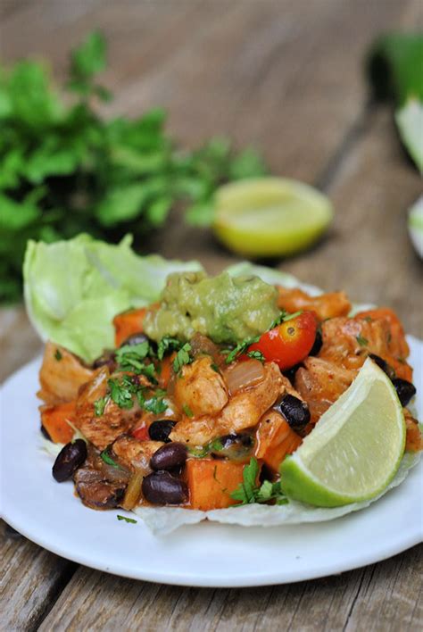 Mexican Chicken Sweet Potato And Black Bean Skillet Weekly Menu