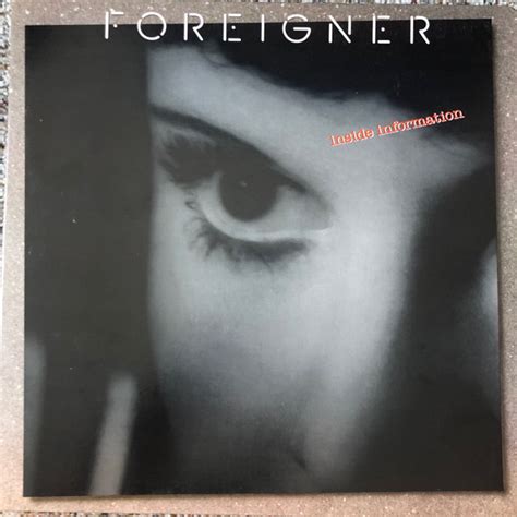 Foreigner Inside Information 1987 SP Gatefold Vinyl Discogs