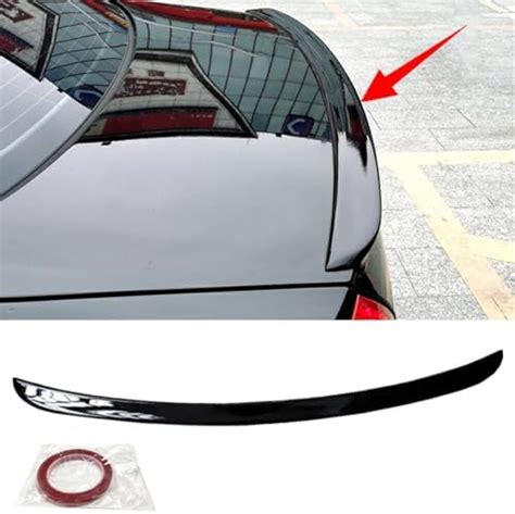 Mutusaisi Gloss Black Rear Trunk Lip Spoiler Wing Fit For