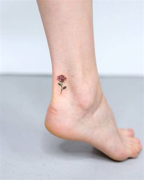 101 Best Small Red Rose Tattoo Ideas That Will Blow Your Mind! - Outsons