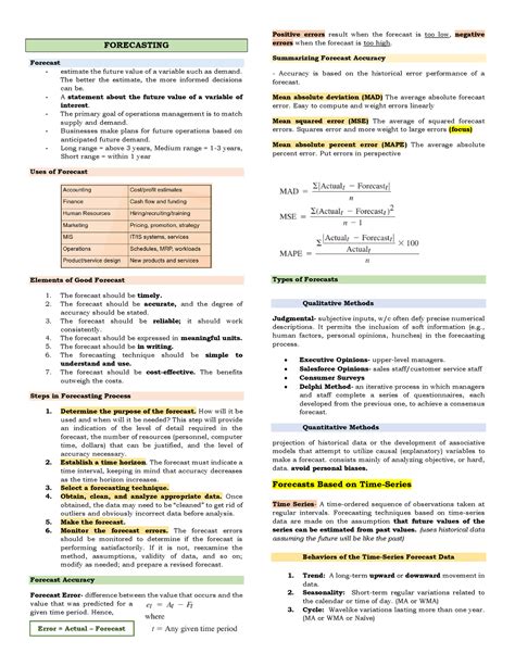 Reviewer Manscie Forecasting And Inventory Management FORECASTING