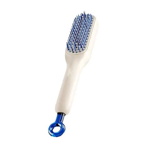 Self Cleaning Anti Static Massage Comb Easy Clean Hair Brush With Retractable Scalable Rotate