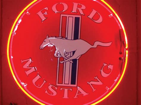 Remarkable Full Canned Ford Mustang Neon 24 Round Auburn Spring