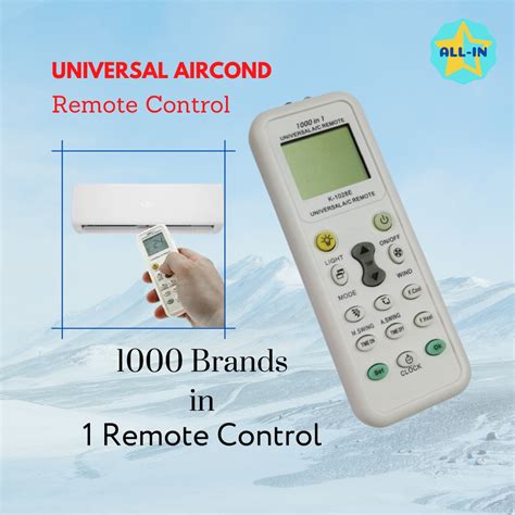 Universal Remote Control Air Conditioner K 1028E For Multi Brands