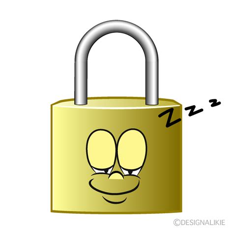 Free Sleeping Lock Cartoon Imagecharatoon