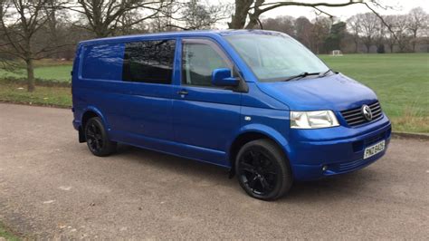 VW Transporter T5 T32 130 TDI 6 Speed 5 Seater Kombi Van YouTube