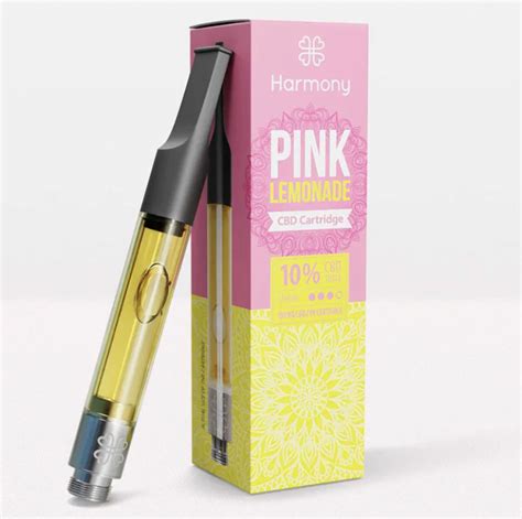 Cartucho Cbd Destilado Harmony Pink Lemonade Stoners Smoke Shop