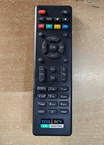 TCCL SCV VK Digital Black Remote Controller At Rs 26 Chinthadripet