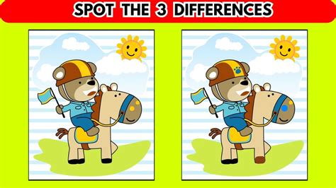 Brain Teaser Spot The Difference Picture Puzzle Only Sharp Eyes Can