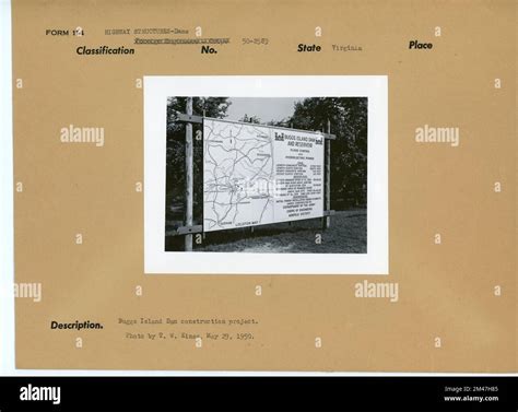 Buggs Island Dam construction project. Original caption: Buggs Island ...