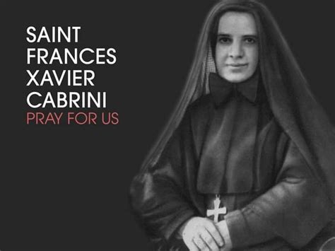 Feast Of Saints Agostina And Frances Xavier Cabrini November