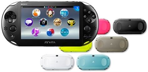 Ps Vita Announced Slimmer Design Bigger Battery Six Color