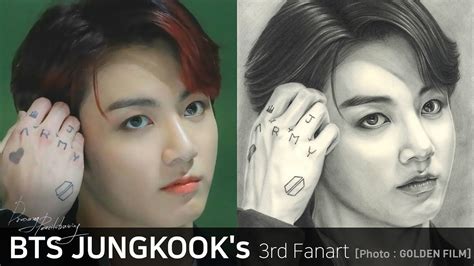 3rd Bts Jungkook Fanart Drawing 방탄소년단 정국 전정국 팬아트 그리기 Dreaming