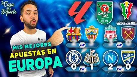 Pron Sticos Futbol Europeo La Liga Efl Cup Coppa Italia