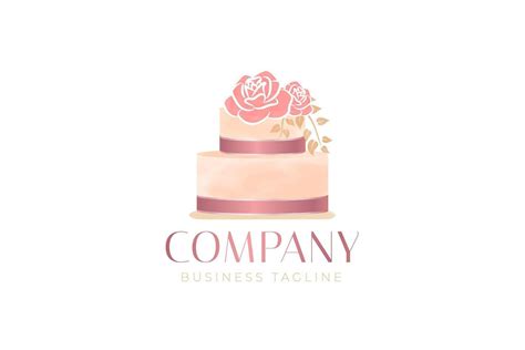 Elegant Cake Logo Design Vector Art At Vecteezy