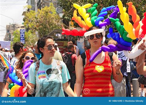 Gay Pride Parade In Tel Aviv Israel Editorial Image Image Of Concept Middle 14861690