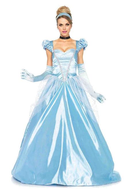 Cinderella Classic Fairy Tale Princess Ball Gown Costume Disguises