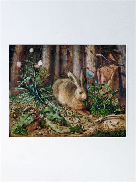 Vintage 15th Century Artwork Of Rabbits Poster For Sale By Futureisretro Redbubble