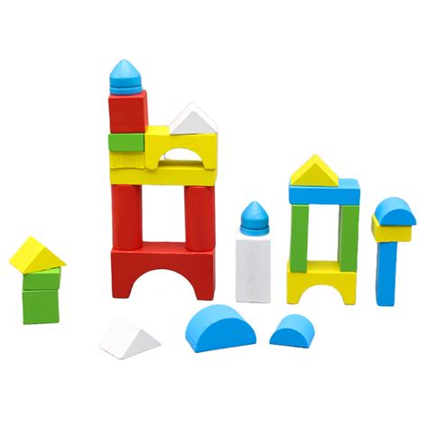 Wooden Montessori Building Blocks Preschoolmall