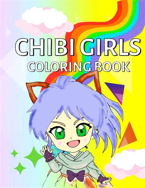 Buy Chibi Girls Coloring Book Kawaii Girls Coloring Book With Cute