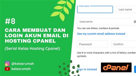 Cara Membuat Dan Login Akun Email Di Hosting Cpanel Serial Kelas