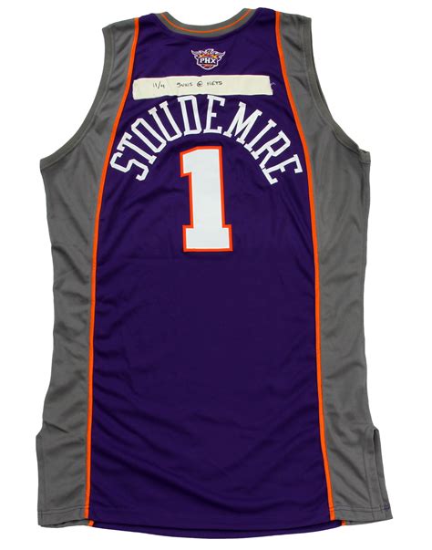 Lot Detail - 2008-09 Amar'e Stoudemire Game Used Phoenix Suns Road Jersey