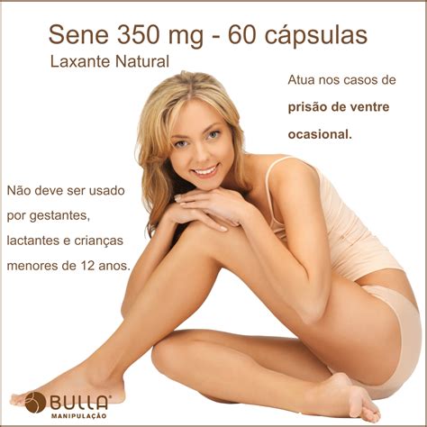 Sene 350 Mg 60 Cápsulas Bulla Farmácia De Manipulação