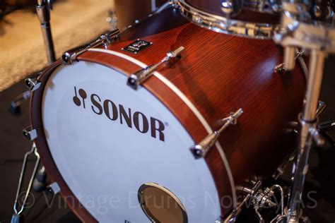 Sonor Basstrommelogo Sort Cm Vintage Drums Norway As