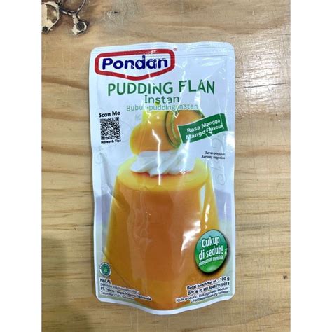 Jual Pondan Pudding Flan Mangga Pondan Pudding Fla Mangga 100 Gram