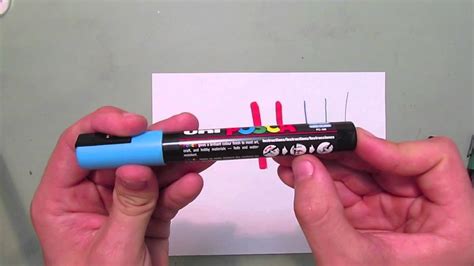 Getting Started With Posca Paint Pens Part 1 Youtube