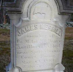 Pvt James Merrill Find A Grave Memorial