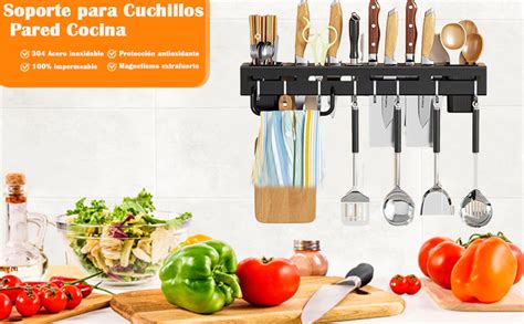 Soporte Para Cuchillos Pared Cocina Organizador Cuchillos Cocina