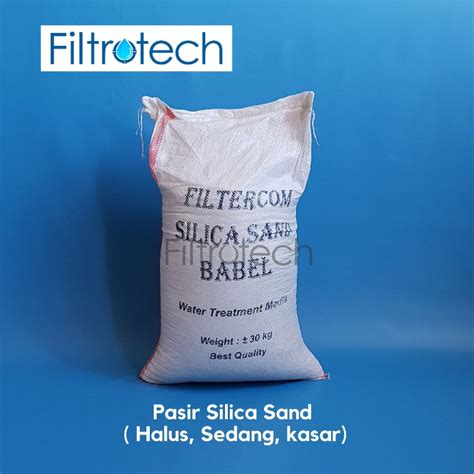 Jual Pasir Silika Bangka Silica Sand Halus Sedang Kasar Shopee