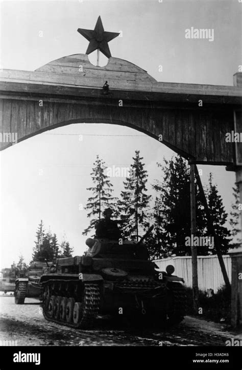 Deutsche Panzer An Der Ostfront Stockfotografie Alamy