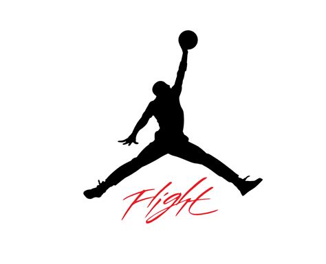 Jordan Flight Brand Symbol Logo Design Clothes Sportwear Vector ...