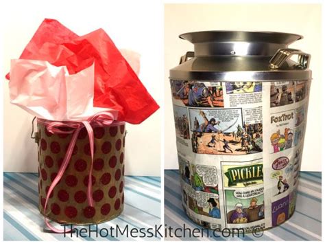 Mod Podge Popcorn Tins The Hot Mess Kitchen