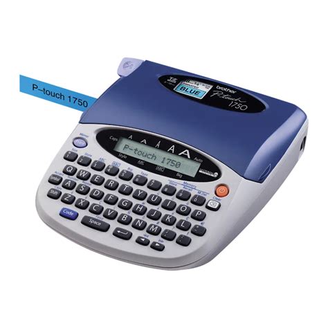 BROTHER P-TOUCH PT-1750 LABEL MAKER USER MANUAL | ManualsLib