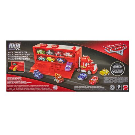 Disney Pixar Cars Mini Racers Mack Transporter with Mini Lightning ...