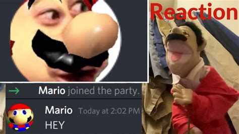 Smg4 Mario Joins Discord Reaction Puppet Reaction Doovi Hot Sex Picture