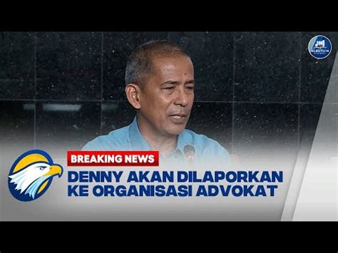 Bukan Ke Polisi MK Akan Laporkan Denny Indrayana Ke Organisasi Advokat