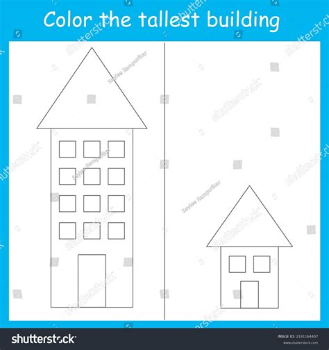 Tall Short Building Vector Colouring: Over 1 Royalty-Free Licensable ...