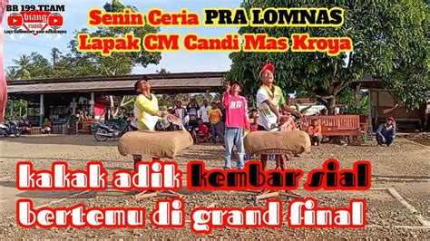 Senin Ceria Pra Lomnas Lapak Cm Candi Mas Kroya Kakak Adik Kembar