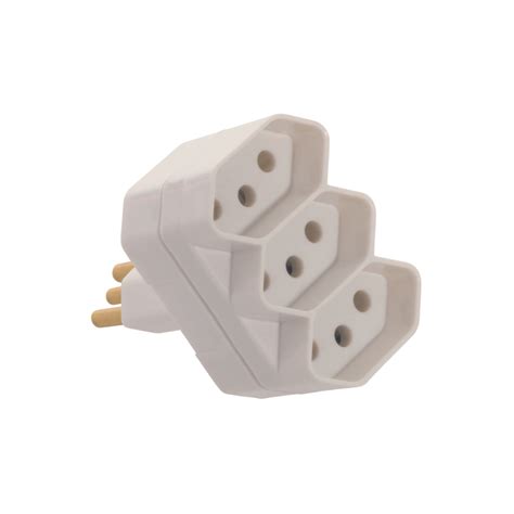 PLUG 3 SAÍDAS 2P T 20A 250V CINZA SOBREPOR FAME