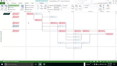 Fitting Network Diagrams On A Single Page Ms Project Project