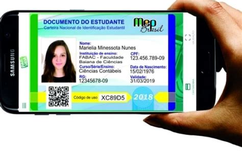 Aplicativo para emitir a carteirinha de estudante digital já está