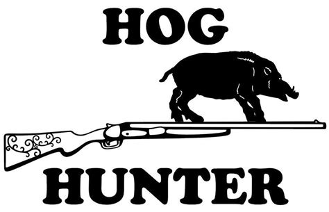 Hog Hunter Decal Md Wildlife Hunting Sticker Truck Window Stickers